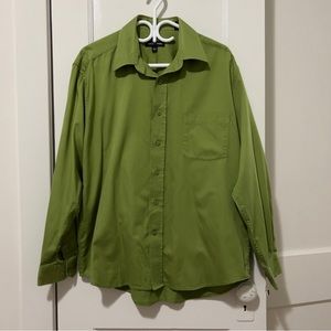 Bellissimo Bright Green Dress Shirt